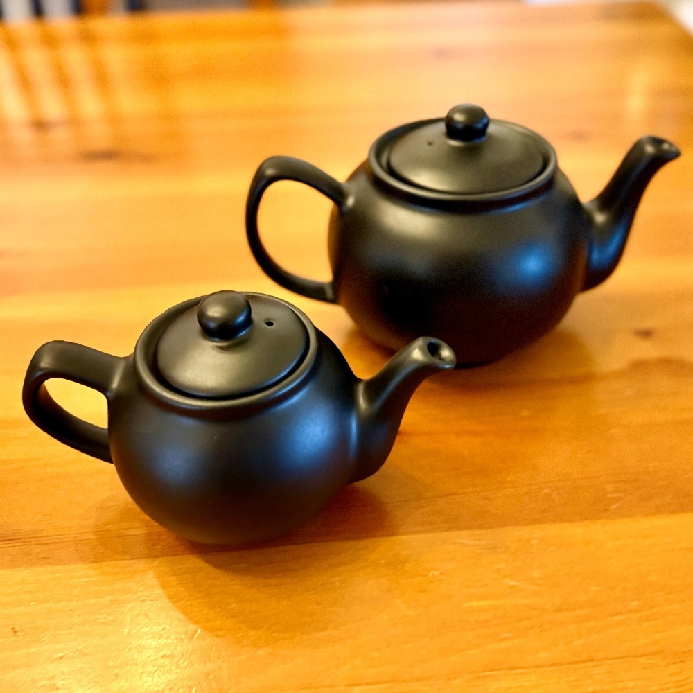 Price and Kensington Teapot Set - 2 Cup and 6 Cup, Matte Black